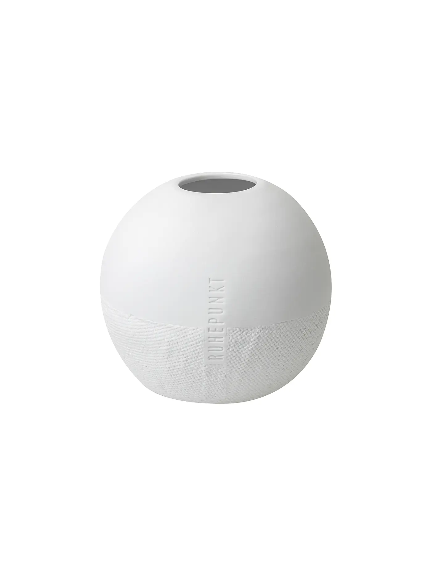 RAEDER | Vase FORMSPRACHE 14x13,5cm Weiss | 